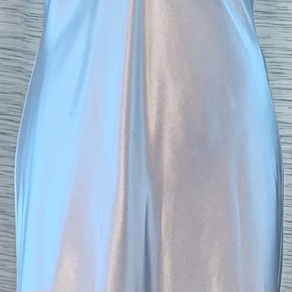 Cache Metallic Silver Halter Dress - Picture 5 of 16